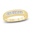 Thumbnail Image 0 of Men's Diamond Wedding Band 1/5 ct tw 14K Yellow Gold