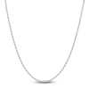 Thumbnail Image 1 of Semi-Solid Glitter Rope Chain Necklace 14K White Gold 18&quot; 1.8mm