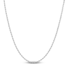 Thumbnail Image 1 of Semi-Solid Glitter Rope Chain Necklace 14K White Gold 20&quot; 1.8mm