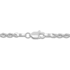 Thumbnail Image 3 of Semi-Solid Glitter Rope Chain Necklace 14K White Gold 20&quot; 1.8mm