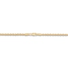 Thumbnail Image 2 of Semi-Solid Glitter Rope Chain Necklace 14K Yellow Gold 16&quot; 2mm