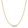 Thumbnail Image 1 of Semi-Solid Glitter Rope Chain Necklace 14K Yellow Gold 24&quot; 2mm