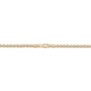 Thumbnail Image 2 of Semi-Solid Glitter Rope Chain Necklace 14K Yellow Gold 24&quot; 2mm