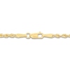 Thumbnail Image 2 of Semi-Solid Glitter Rope Chain Necklace 14K Yellow Gold 16&quot; 2.4mm