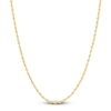 Thumbnail Image 1 of Semi-Solid Glitter Rope Chain Necklace 14K Yellow Gold 30&quot; 2.4mm