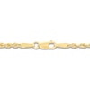 Thumbnail Image 2 of Semi-Solid Glitter Rope Chain Necklace 14K Yellow Gold 30&quot; 2.4mm