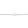 Thumbnail Image 2 of Semi-Solid Glitter Rope Chain Necklace 14K White Gold 20&quot; 2.4mm