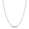 Thumbnail Image 1 of Semi-Solid Glitter Rope Chain Necklace 14K White Gold 22&quot; 2.4mm