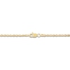 Thumbnail Image 2 of Semi-Solid Glitter Rope Chain Necklace 14K Yellow Gold 20&quot; 1.8mm