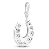 Thumbnail Image 1 of Charm'd by Lulu Frost Diamond Lucky Seven Horseshoe Charm 1/2 ct tw 10K White Gold