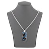 Thumbnail Image 4 of Men's Multicolor Enamel Dog Tag Necklace Stainless Steel 24&quot;