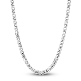 Franco Chain Necklace 4mm Stainless Steel 24&quot;