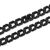 Thumbnail Image 1 of Men's Black Diamond Link Necklace 4 ct tw Black Ion-Plated Stainless Steel 20"