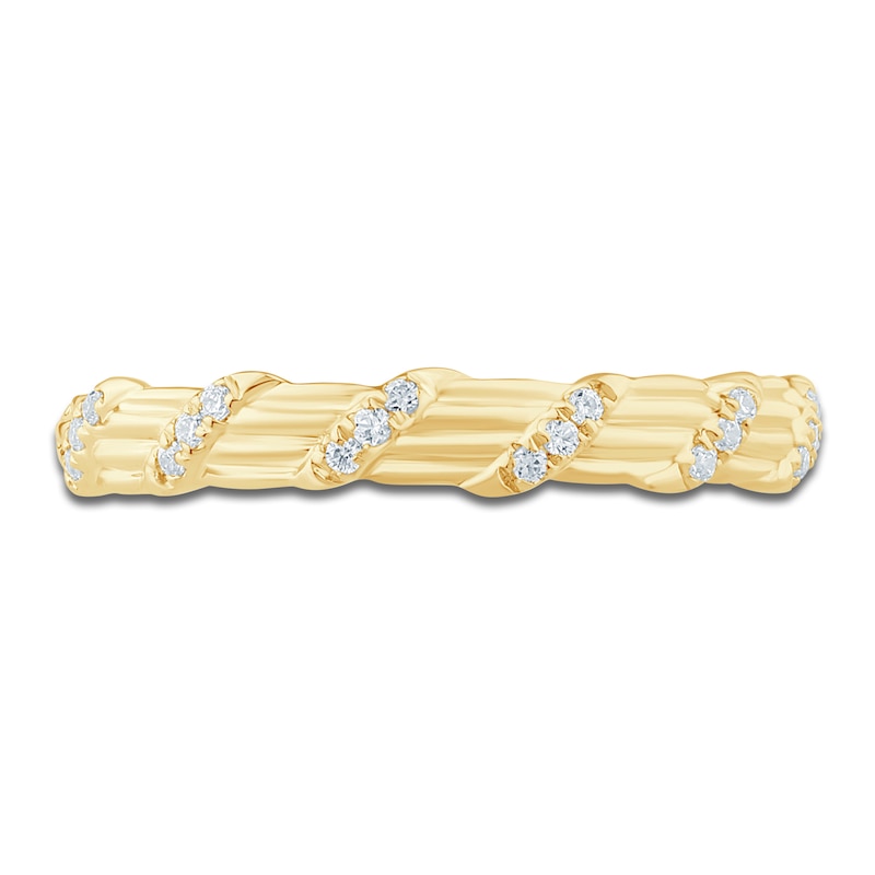 Main Image 3 of Pnina Tornai Diamond Stackable Band 1/8 ct tw 14K Yellow Gold