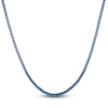 Thumbnail Image 1 of Men's Foxtail Chain Necklace 4mm Blue & Yellow Ion-Plated Stainless Steel 22&quot;