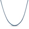 Thumbnail Image 1 of Men's Foxtail Chain Necklace 4mm Blue & Yellow Ion-Plated Stainless Steel 24&quot;