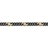 Thumbnail Image 1 of Men's Cuban Curb Chain Necklace Black & Yellow Ion-Plated Stainless Steel 24"