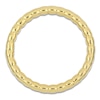 Thumbnail Image 3 of Italia D'Oro Stacking Textured Ring 14K Yellow Gold