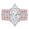 Thumbnail Image 3 of Marquise-Cut Created By Jared Studio Lab-Created Diamond Engagement Ring 4-3/4 ct tw 14K Rose Gold