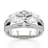 Thumbnail Image 1 of J'Lure Lab-Created Diamond Moval Old-Cut Engagement Ring 3-1/2 ct tw 18K White Gold