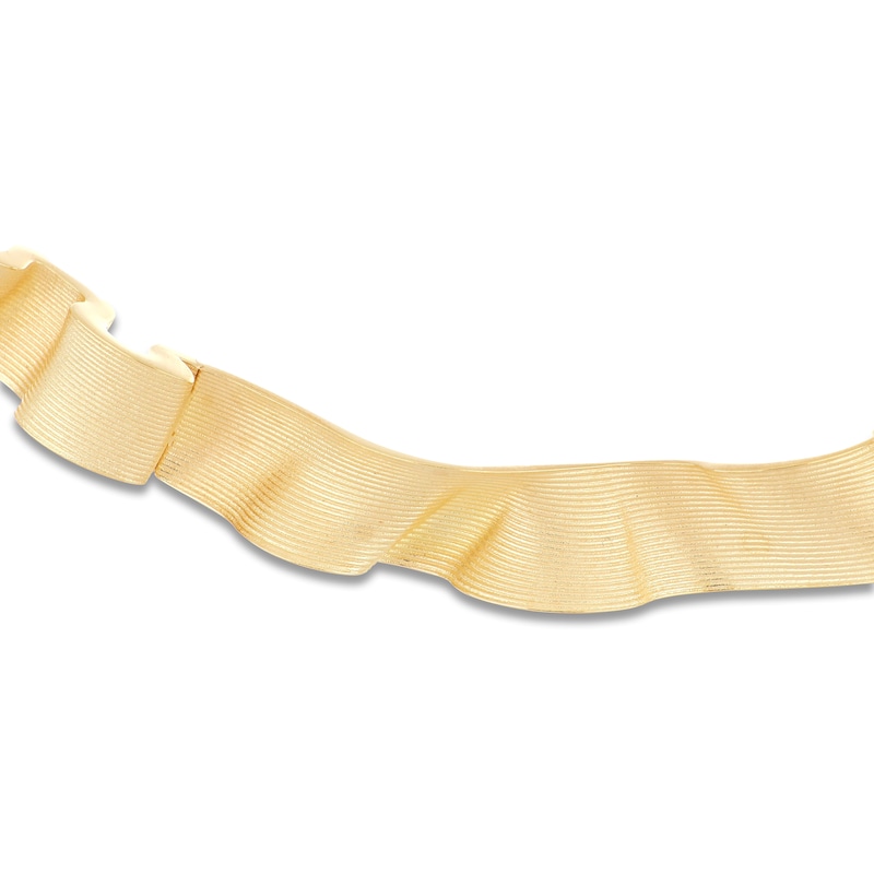 Main Image 3 of Italia D'Oro Ribbon Necklace 14K Yellow Gold 18&quot;