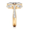 Thumbnail Image 3 of J'Lure Lozenge Step-Cut Lab-Created Diamond Engagement Ring 4-3/4 ct tw 18K Yellow Gold