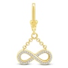 Thumbnail Image 1 of Charm'd by Lulu Frost Diamond Infinity Dangle Charm 1/8 ct tw 10K Yellow Gold