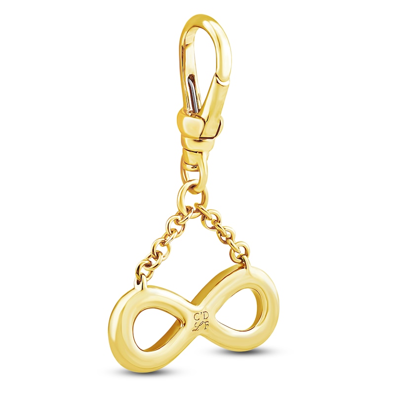 Main Image 3 of Charm'd by Lulu Frost Diamond Infinity Dangle Charm 1/8 ct tw 10K Yellow Gold