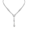 Thumbnail Image 1 of J'Lure Multi-Shape Lab-Created Diamond Y-Drop Necklace 16-1/2 ct tw 14K White Gold 16&quot;