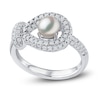 Thumbnail Image 1 of Yoko London Cultured Pearl & Diamond Ring 5/8 ct tw 18K White Gold