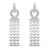 Thumbnail Image 1 of Yoko London Cultured Pearl & Diamond Hoop Drop Earrings 1-3/4 ct tw 18K White Gold