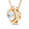 Thumbnail Image 2 of Unspoken Diamond Solitaire Necklace 1-1/2 ct tw 14K Yellow Gold 18&quot; (I1/I)