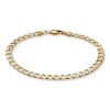 Thumbnail Image 1 of Men's Curb Link Bracelet 10K Yellow Gold 8" Length