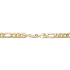 Thumbnail Image 2 of Hollow Figaro Link Chain Bracelet 10K Yellow Gold 9"