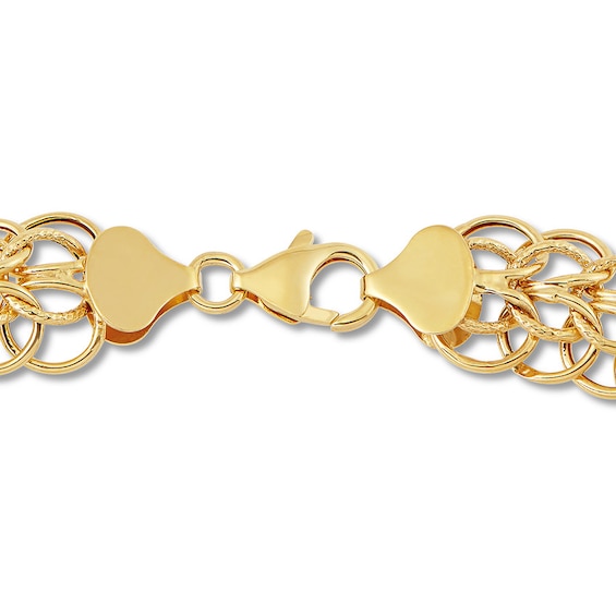 Sedusa Chain Bracelet 14K Yellow Gold 7.5