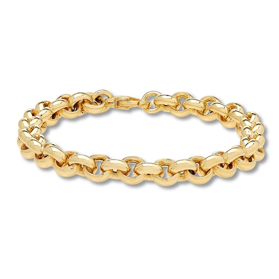 Rolo Chain Bracelet 14K Yellow Gold 8