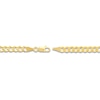 Thumbnail Image 1 of Solid Curb Chain Bracelet 14K Yellow Gold 8.5" 4.95mm