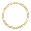 Thumbnail Image 1 of Solid Figaro Link Bracelet 14K Yellow Gold 8&quot; 4.75mm