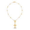 Thumbnail Image 1 of Rosary Bead Bracelet 14K Yellow Gold 7.5"