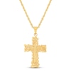Thumbnail Image 0 of Cross Pendant Necklace 10K Yellow Gold 22"