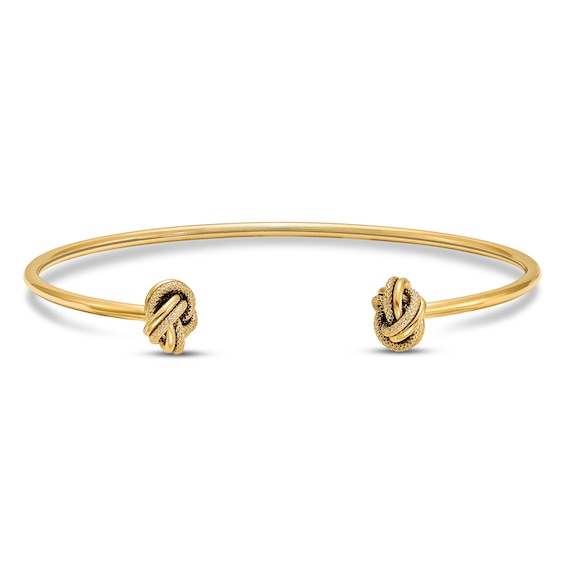 14k Yellow Gold Snake Cuff Bracelet