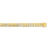 Thumbnail Image 2 of Diamond Curb Chain Necklace 1-1/5 ct tw Round 10K Yellow Gold