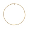 Thumbnail Image 0 of Oval Mirror Link Anklet 14K Yellow Gold 10"