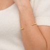 Thumbnail Image 3 of Stella Valle Heart Bangle Bracelet 18K Gold-Plated Brass