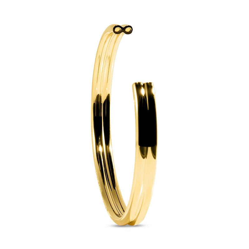 Stella Valle Infinity Bangle Bracelet 18K Gold-Plated Brass