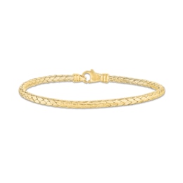 Weave Bracelet 14K Yellow Gold 7.25&quot;