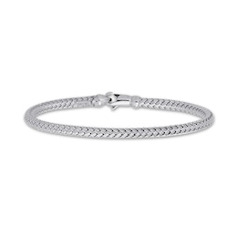 Weave Bracelet 14K White Gold 7.25&quot;