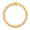 Thumbnail Image 1 of Solid Miami Cuban Link Bracelet 14K Yellow Gold 8.5&quot;