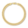 Thumbnail Image 1 of Cuban Link Chain Bracelet 14K Yellow Gold 8.5&quot;