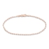 Thumbnail Image 0 of Solid Paperclip Chain Bracelet 14K Rose Gold 7.25"